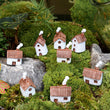 Schornsteinweg – Dekoratives Miniaturdorf – 8 Stück – ↑ 1–3 cm