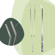 Extra long Terrarium tweezer - 26 cm - Stainless steel