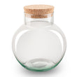 Terrarium Flasche ‘Noah’ mit Korken - Geschlossenes Terrarium Ø 18,5 cm ↑ 19 cm