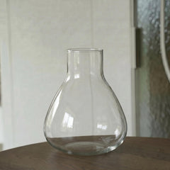 Empty terrarium glass bottles without plants