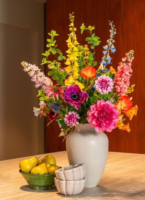 Kunstblumenstrauß - Bold & Bright Deluxe - Real Touch - 16 Stiele - ↑ 85 cm