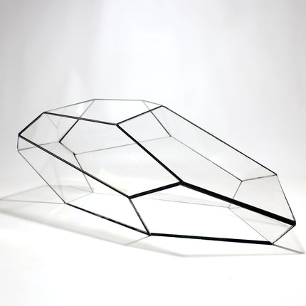 Geometric Terrarium - Plantasia - Vivarium ↑ 50 x 25 x 17,5 cm (LxWxH) - Glas