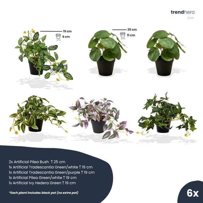 Mini plants XL - Bundle product - Artificial plants