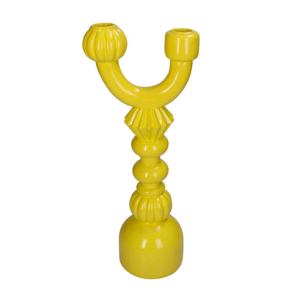 Candle Holder - Yellow Structure ↑ 35cm