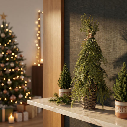 Künstlicher Zedernmix-Baum im Topf - ↑ 65 cm