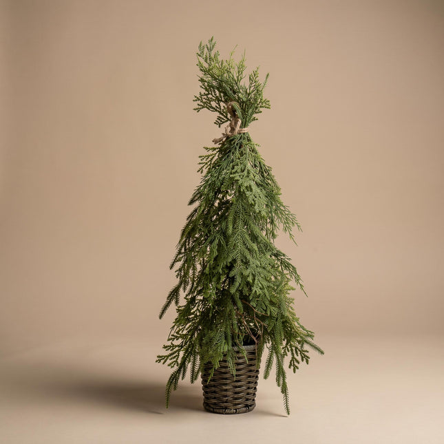 Artificial Cedar mix tree in pot - ↑ 65 cm