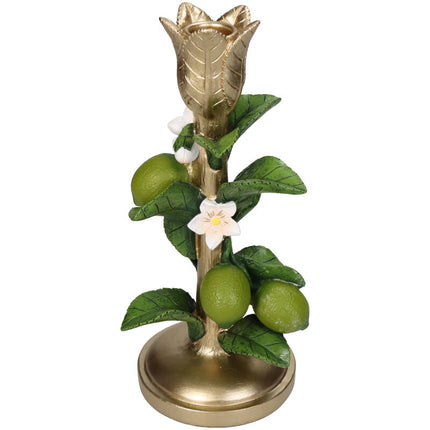 Candle Holder - Lime Gold