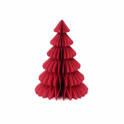 Papierbaum - Faltbar - Rot - 25cm
