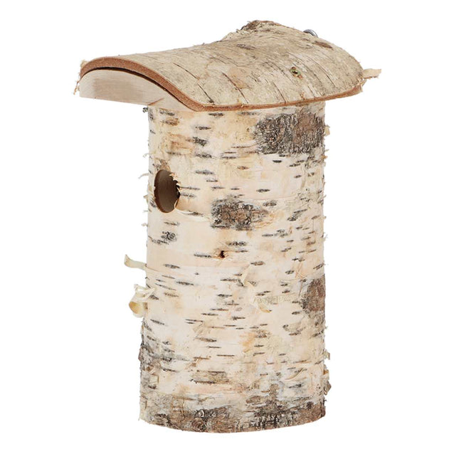 Blue Tit Birdhouse - Nesting Box - Birchwood