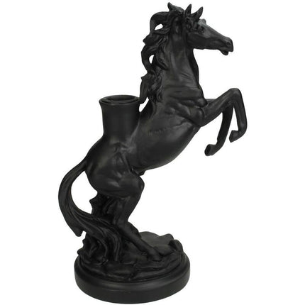 Candleholder - Horse Black - ↑ 23 cm