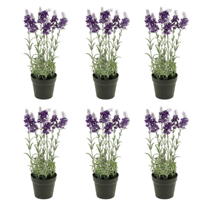 Artificial Lavender - Purple plant in pot - Artificial plant - 28 cm