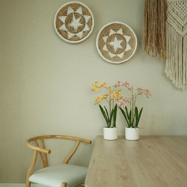 Renanthera Orchid Yellow & Orange in pot - 56 cm - Artificial plant