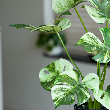 Monstera bush in pot 40cm - Artificial plant
