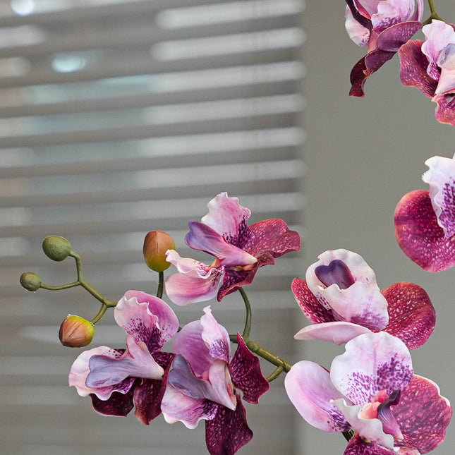 Artificial Orchid Vanda 60 cm - Old pink in pot - Artificial plant