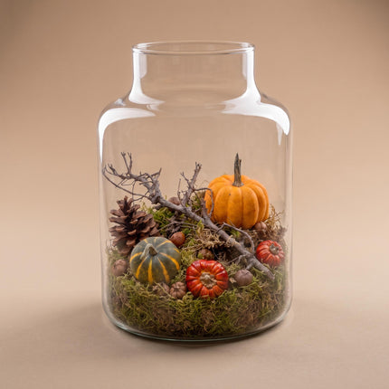 Herbst Terrarium Little Milky Ø 17cm ↑ 25cm Medium Kit