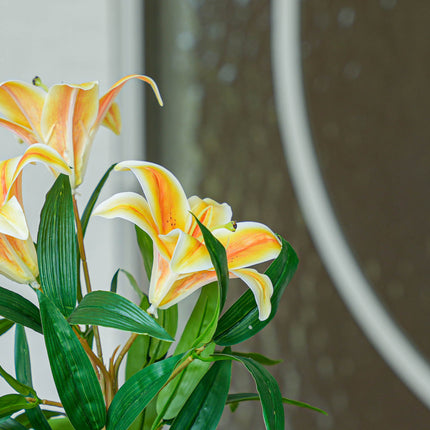 Lilien Mix - 3 Stück - Bündelprodukt - Kunstpflanzen