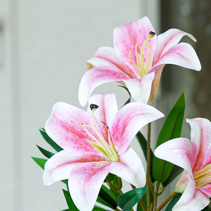 Lilien Mix - 3 Stück - Bündelprodukt - Kunstpflanzen