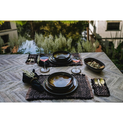 The Oh My Gee Placemat - Black Copper - Set of 4