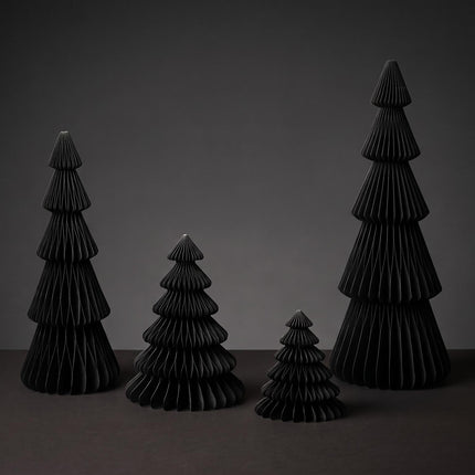 Paper tree - Foldable - Black - 15cm