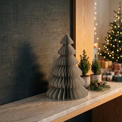 Paper tree - Foldable - Pastel green - 40cm