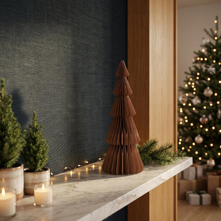 Paper tree - Foldable - Brown - 50cm