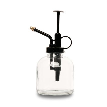 Plant mister - Waterer - Glass Gardening Sprinkler - Green Glass - ↑ 16 cm