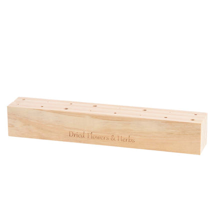 Wooden Dried flower stand - L - Flowers and Herbs