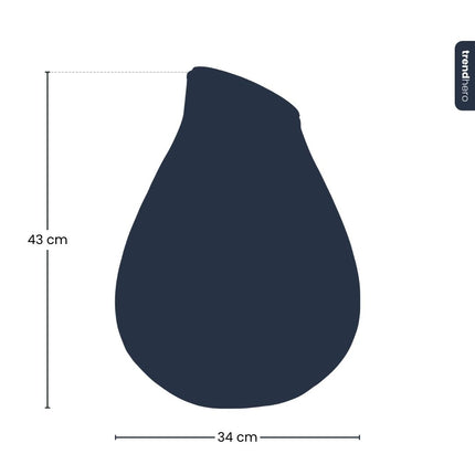 Terrarium Flasche ‘Drop XXL’ mit Korken - Geschlossenes Terrarium Ø 34 cm ↑ 43 cm cm