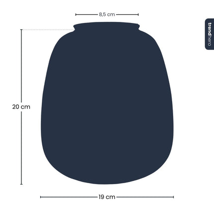 Terrarium Flasche ‘Emma Mini’ mit Korken - Geschlossenes Terrarium Ø 19 cm ↑ 20 cm