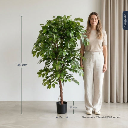 Ficus Deluxe Vine Tree 140 cm - Kunstpflanze