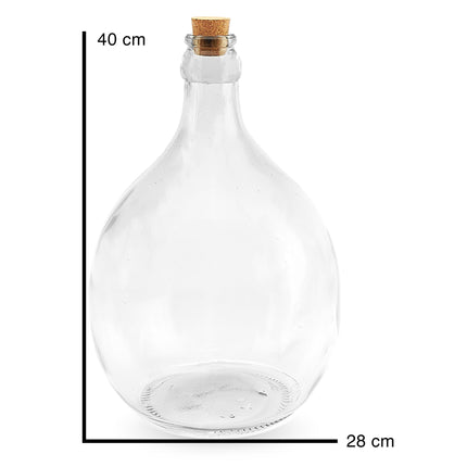 Terrarium-Glasflasche – 40 cm – 10 Liter – Gärflasche
