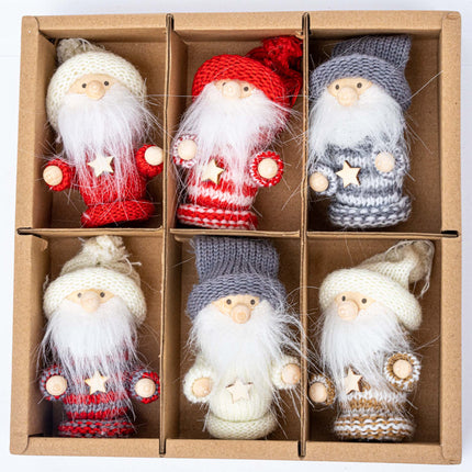 Dolls Gnome / Star Sweater – 8 cm - Set of 6