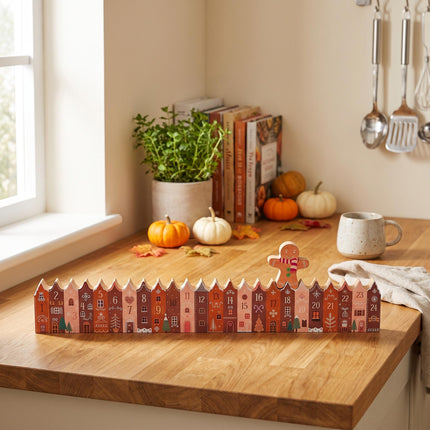 Advent calendar - Gingerbread - Houses - Wood