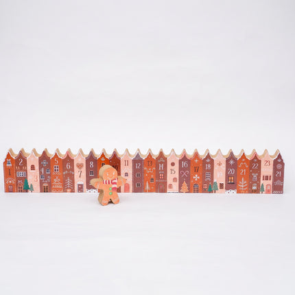 Advent calendar - Gingerbread - Houses - Wood