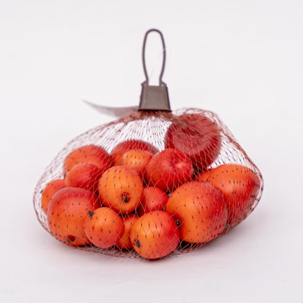 Apfel Malus - 20 Stück - 3 Größen - Kunststoff - Rot - Orange