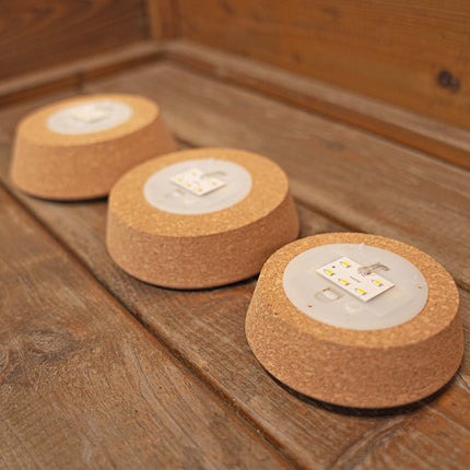 Kork mit LED-Lampe – Terrarienkorken mit Licht - 3 Größen verfügbar