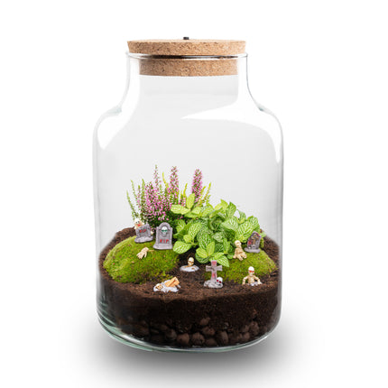 Halloween Terrarium Little Milky - Haunted Cemetery - Ø 17cm ↑ 25cm