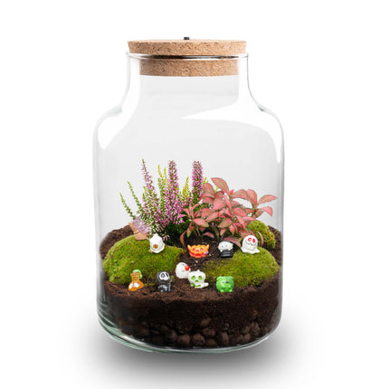 Halloween Flaschengarten Little Milky - Spooky crew - Ø 17cm ↑ 25cm