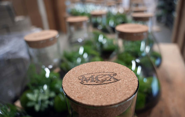 Ihr Firmenlogo auf dem Korkdeckel<br>