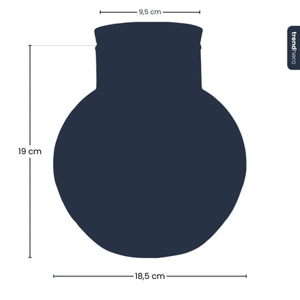 Terrarium Flasche ‘Noah’ mit Korken - Geschlossenes Terrarium Ø 18,5 cm ↑ 19 cm