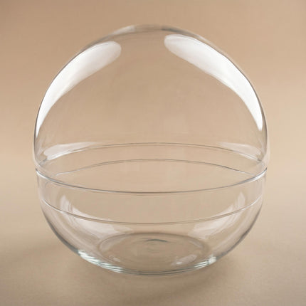 Terrarium Flasche 'Dome' – Zweiteiliges Rundglas – Geschlossenes Terrarium Ø 20 cm ↑ 20 cm