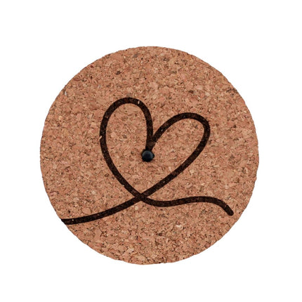 Engraved LED cork lid - 'LOVE' - Heart icon - Available in 3 sizes