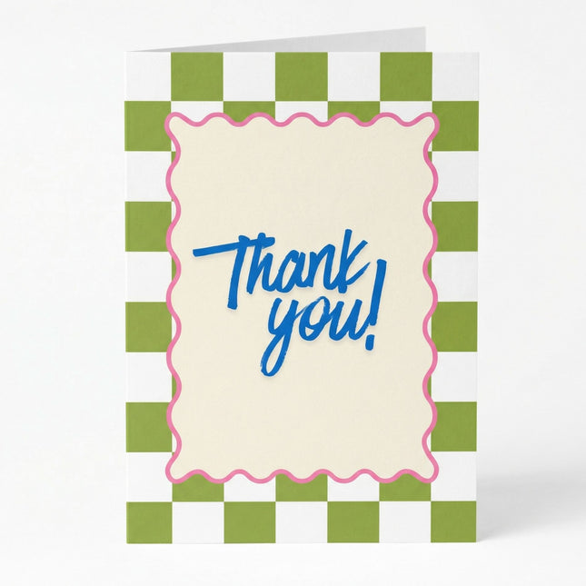 "Thank You" Greeting Card - A6 Folded - Add custom message