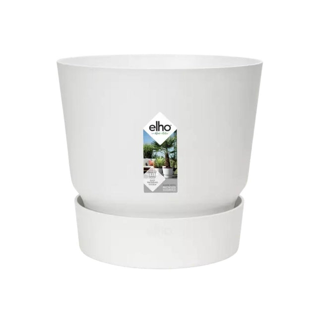 Elho greenville round 30 cm white