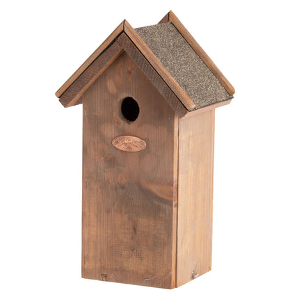 Birdhouse - Great tit  | ↑ 31.5 cm | Nest box | Pinewood with Bitumen roof