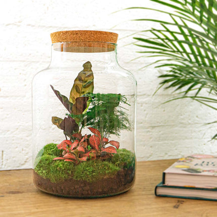 Terrarium DIY Kit - Milky - Bottle Garden - ↑ 30 cm
