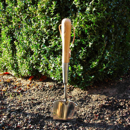 Stainless steel shovel - ↑ 47 cm - RVS - Ashwood - Shovel - Giftbox