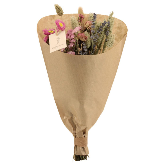 Trockenblumen - Field Bouquet Pink - Trockenstrauß - 35cm - Ø15