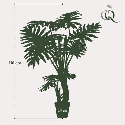 Philodendron - 130 cm - Kunstpflanze